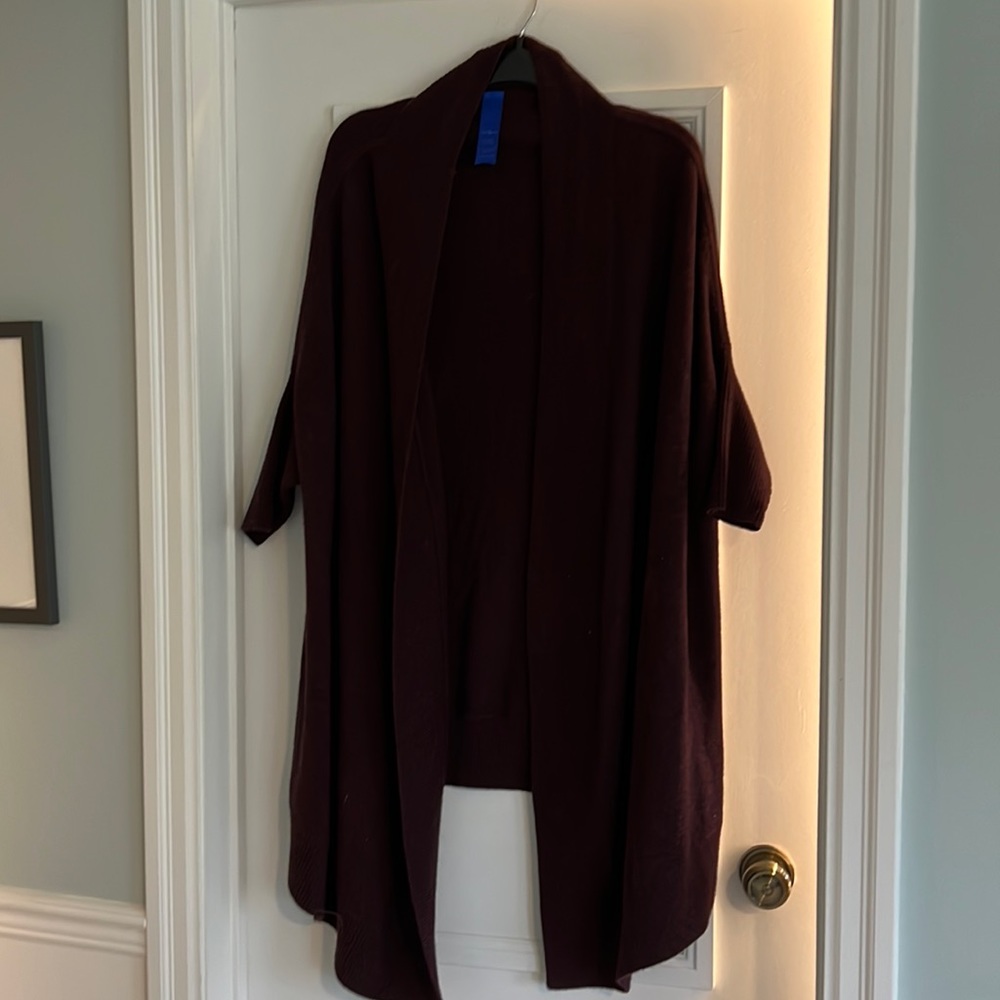 Kit and Ace cashmere blend wrap cardigan, one size